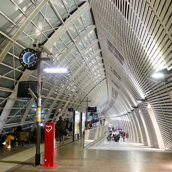 Photo taken at Avignon TGV Railway Station by Andrey K. on 11/3/2019