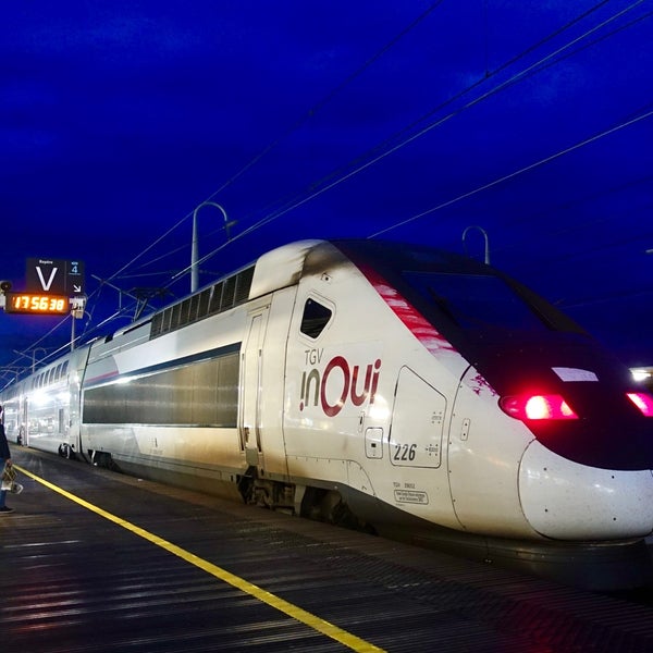 Photo taken at Avignon TGV Railway Station by Andrey K. on 11/3/2019