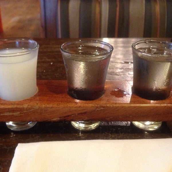 Try there sake sampler. Great bang for your buck!