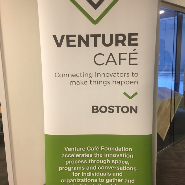 Photo taken at Venture Cafe At CIC by Carla on 8/10/2017