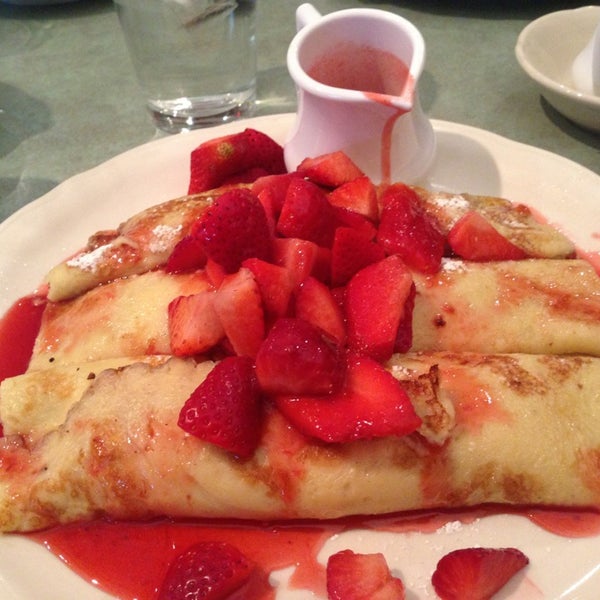 Blintz Crepes with Triple Sec flavored sour cream is SO YUMMY!