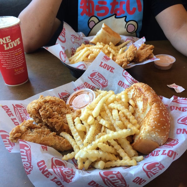 Photo taken at Raising Cane&#39;s Chicken Fingers by Jooules I. on 4/2/2017