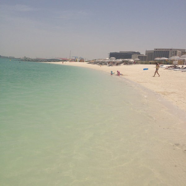 Photo taken at Yas Beach / شاطئ ياس by Jenni M. on 5/7/2013