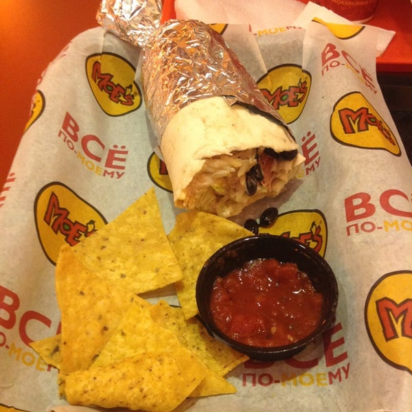 Photo taken at Moe&#39;s by Michael L. on 6/11/2013