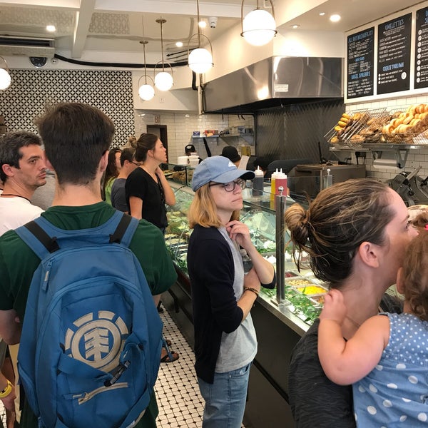 Photo taken at Smith St. Bagels by Sarah on 7/15/2018
