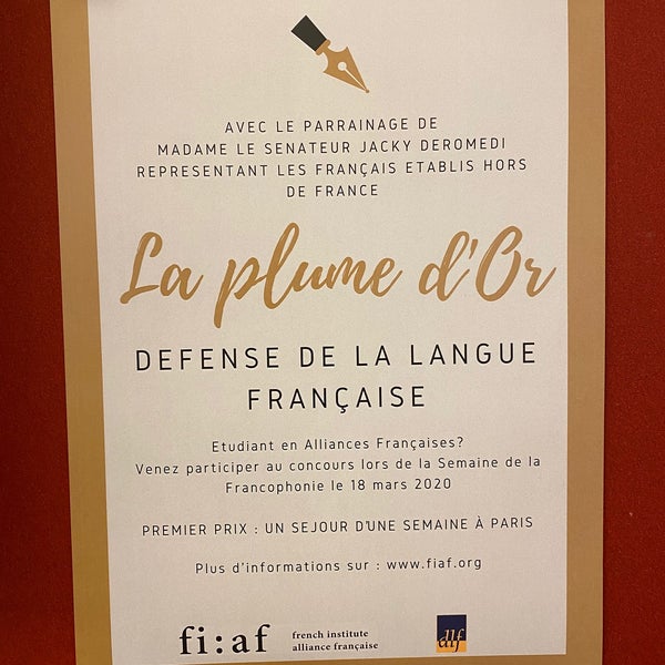 Foto tirada no(a) French Institute Alliance Française (FIAF) por Sarah em 2/25/2020