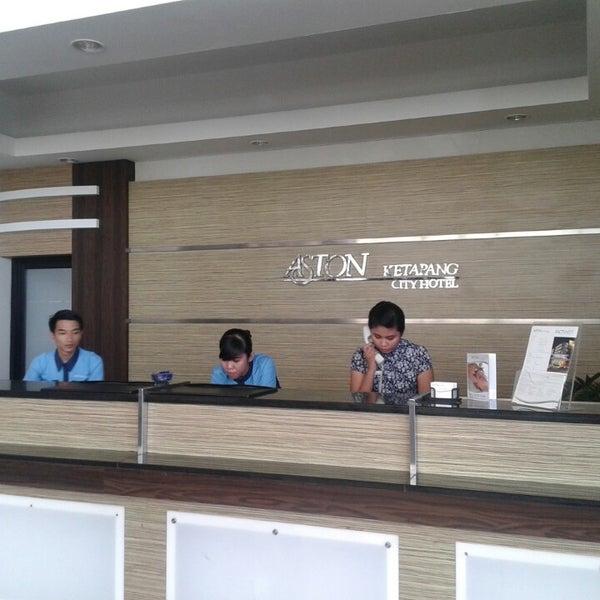 Photo taken at Aston Ketapang City Hotel by Angga O. on 6/9/2014