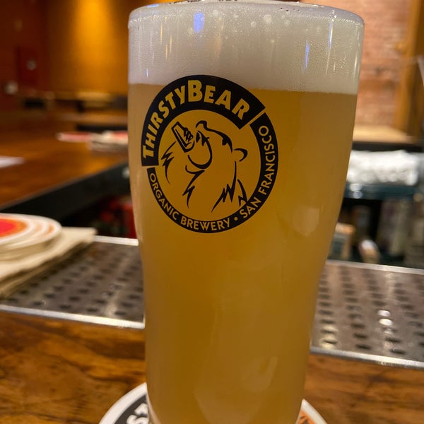 Photo taken at ThirstyBear Brewing Company by Ashley K. on 1/30/2020
