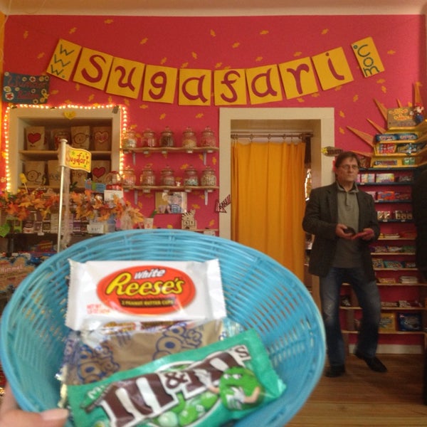 Photo taken at Sugafari - Candy from all over the world by Caren S. on 10/31/2014