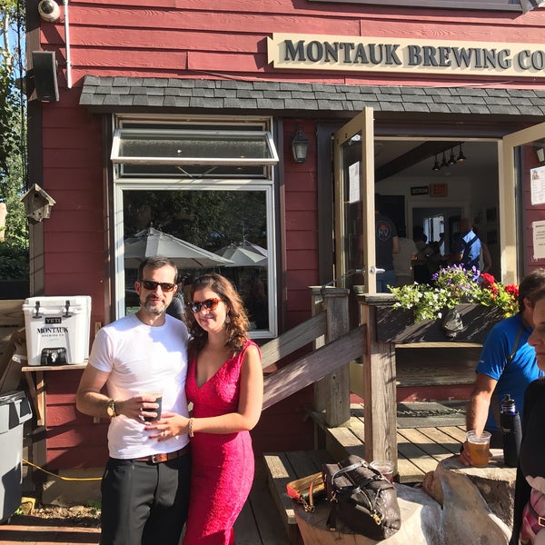 Photo taken at Montauk Brewing Company by Ryan V. on 9/21/2019