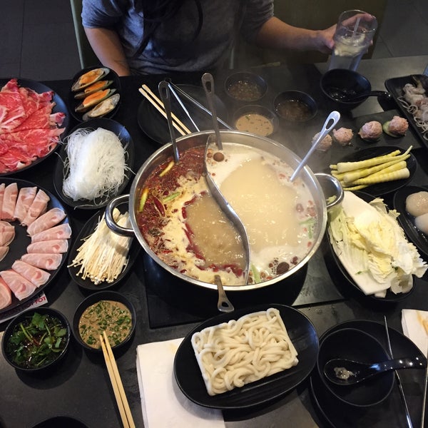 Photo taken at Little Sheep Mongolian Hot Pot by Victoria ♡. on 1/11/2015
