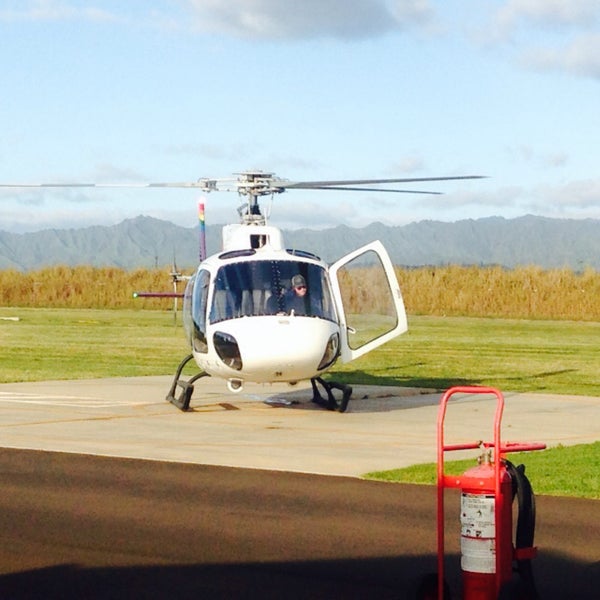 Photo taken at Island Helicopters Kauai by Ozzie D. on 1/4/2015