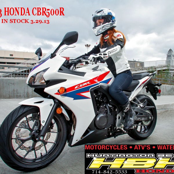 2013 Honda CBR500R IN STOCK 3.29.13... Only @ Huntington Beach Honda Be one of the first people in the country to get one of these beautiful new machines!