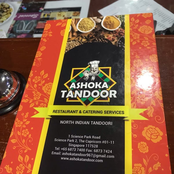 Ashoka Tandoor Indian Restaurant in Singapore