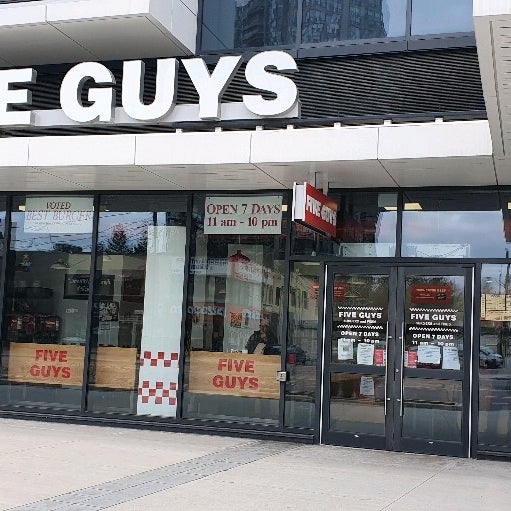 Five Guys Burger Joint In North York