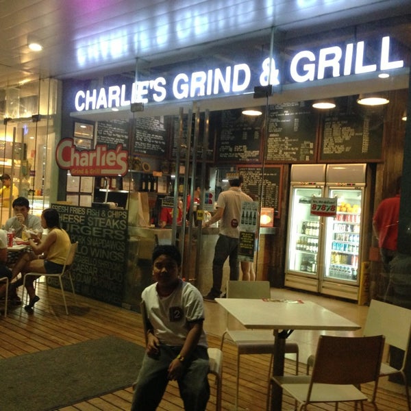 Photo taken at Charlie&#39;s Grind &amp; Grill by Maria Allyn on 3/2/2013