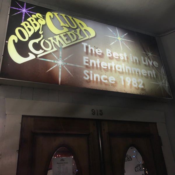 Photo taken at Cobb&#39;s Comedy Club by Samuel B. on 12/22/2018