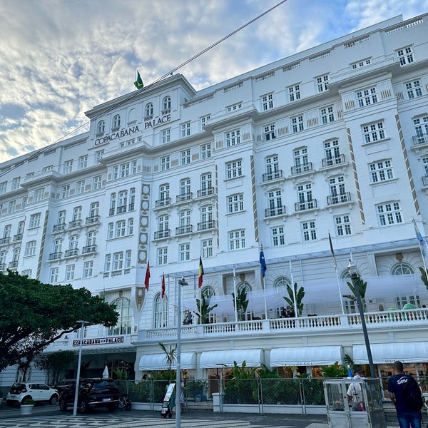 Photo taken at Belmond Copacabana Palace by P373R on 10/30/2023