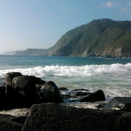 Photo taken at Playa Grande Quintay by P373R on 2/1/2013