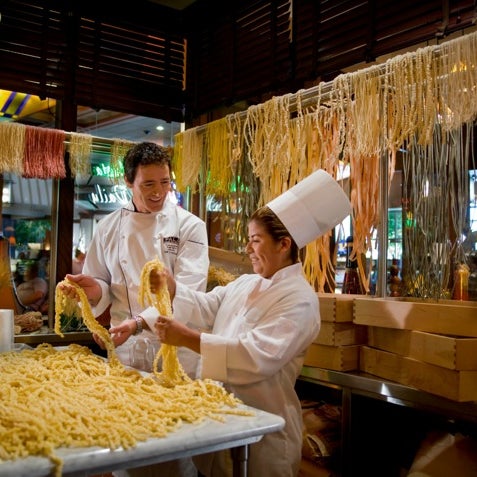 Photo taken at Mama&#39;s Cucina Italiana at Pala Casino Spa &amp; Resort by Pala C. on 1/31/2012
