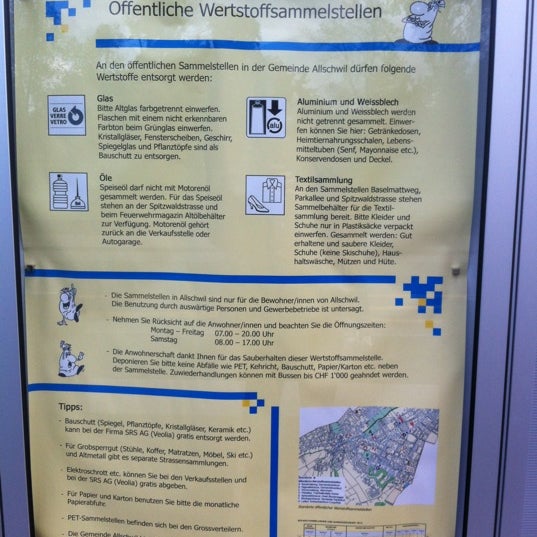 Wertstoffsammelstelle Feuerwehrmagazin 3 Visitors