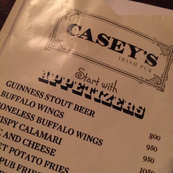 Photo taken at Casey&#39;s Irish Pub by Jamie A. on 10/2/2015
