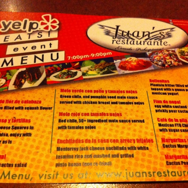 Das Foto wurde bei Juan&#39;s Restaurante von Vegas and Food am 3/27/2013 aufgenommen