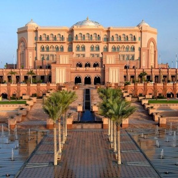 Photo taken at Emirates Palace Hotel by Марина М. on 4/18/2013