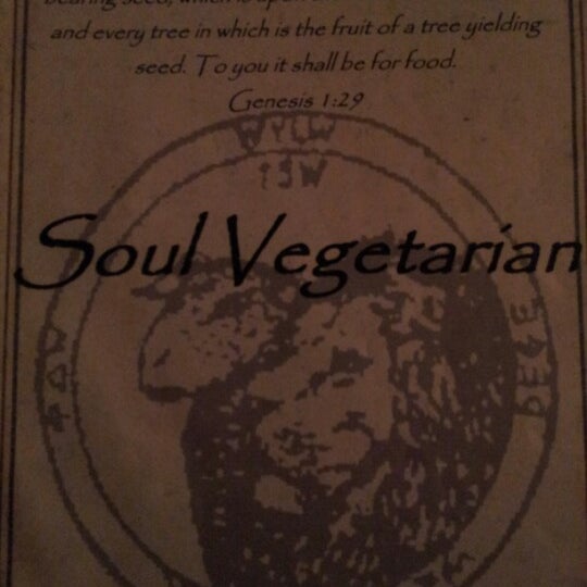 Photo taken at Soul Vegetarian No. 2 by Billy F. on 11/22/2012
