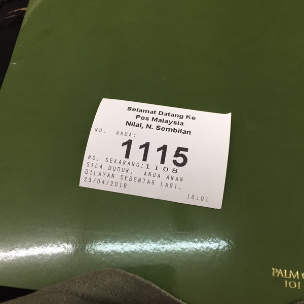 Pejabat Pos Nilai Negeri Sembilan 60 6 799 1229