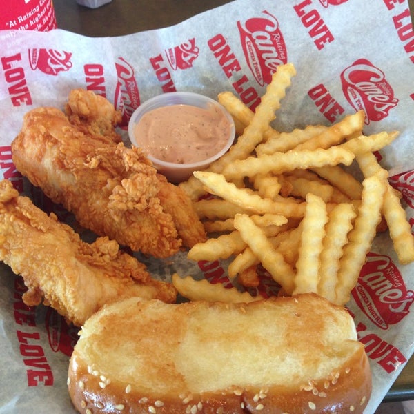 Photo taken at Raising Cane&#39;s Chicken Fingers by Bryce on 6/21/2013