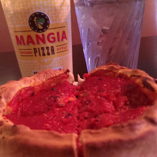 Photo taken at Mangia Pizza by Doug S. on 1/29/2014