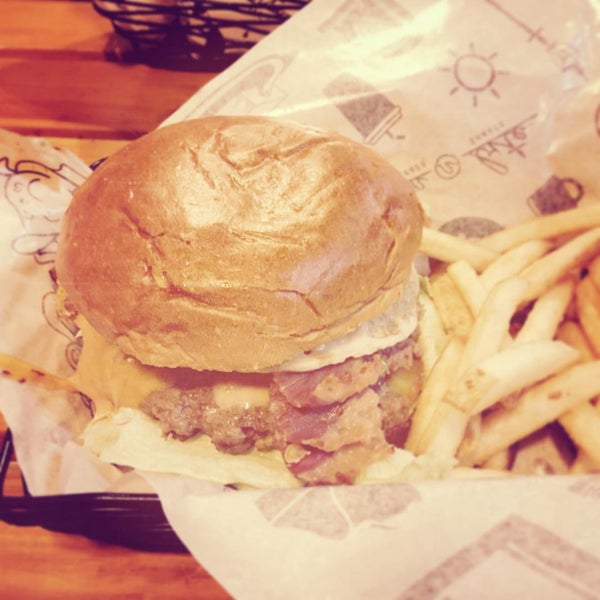 Big burger makes you happy