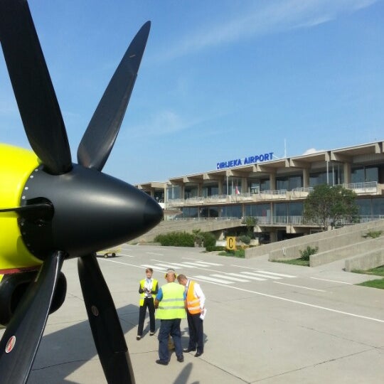 Photo taken at Rijeka Airport (RJK) by Tomislav L. on 10/5/2012