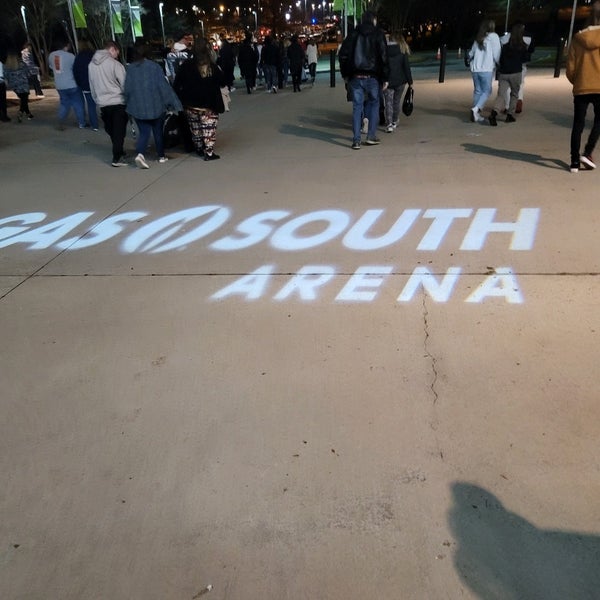 Снимок сделан в Gas South Arena пользователем Shane D. 2/28/2022