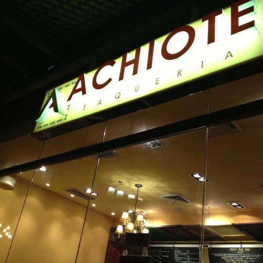 Photo taken at Achiote Taqueria by Maureen on 10/17/2012
