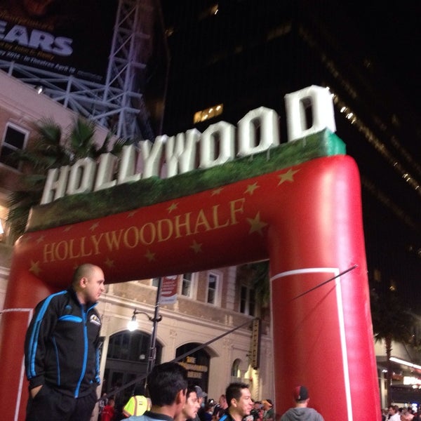 Photo taken at Hollywood Half Marathon &amp; 5k / 10k by Tanisha A. on 4/5/2014