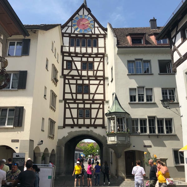 Photo taken at Stein am Rhein by Yolanda on 5/26/2018