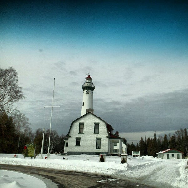 Photo taken at New Presque Isle Lighthouse by Mike R. on 2/10/2013