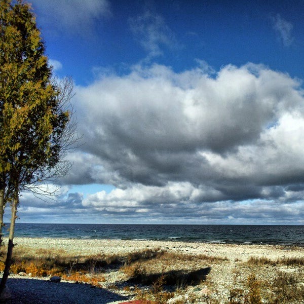 Photo taken at New Presque Isle Lighthouse by Mike R. on 12/18/2012