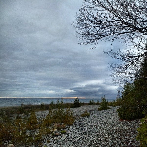 Photo taken at New Presque Isle Lighthouse by Mike R. on 11/8/2013