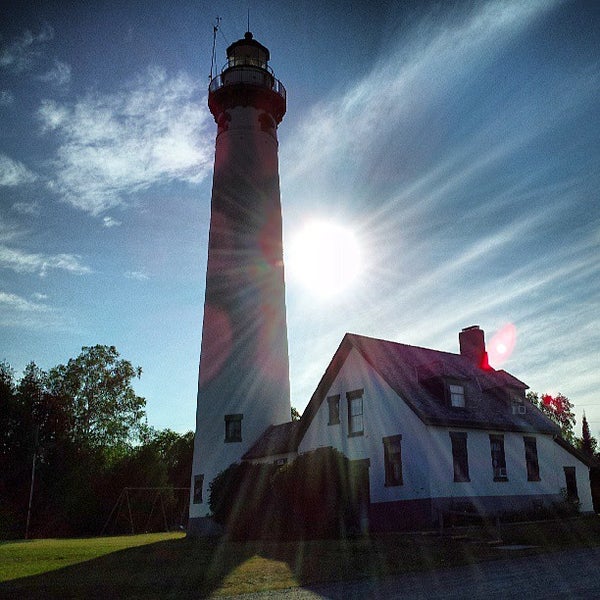 Photo taken at New Presque Isle Lighthouse by Mike R. on 7/21/2013