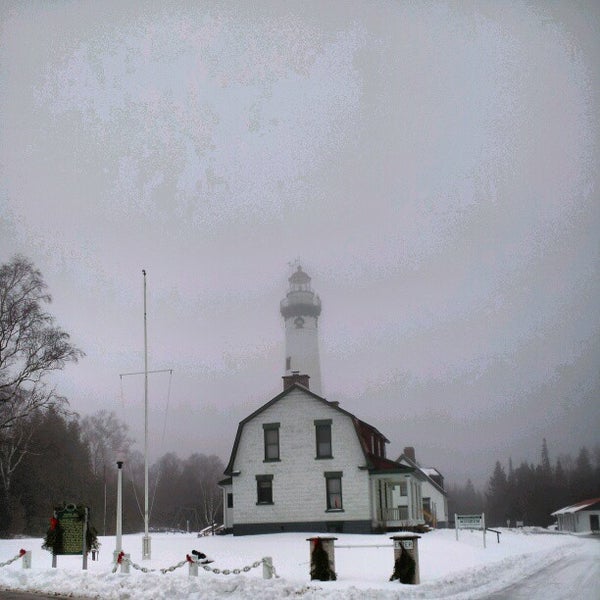 Photo taken at New Presque Isle Lighthouse by Mike R. on 1/29/2013