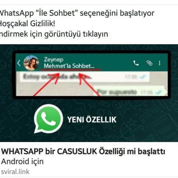 whatsapp ile sohbet seçeneğini başlatıyor