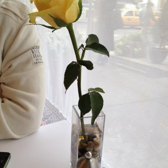 Photo taken at Mon Petit Café by Alissa O. on 11/8/2012