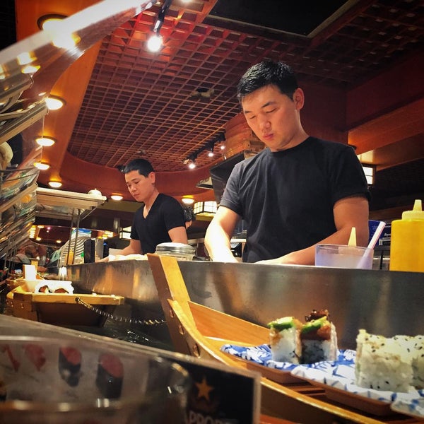 Photo taken at Sushi Boat by Kevin S. on 7/14/2015