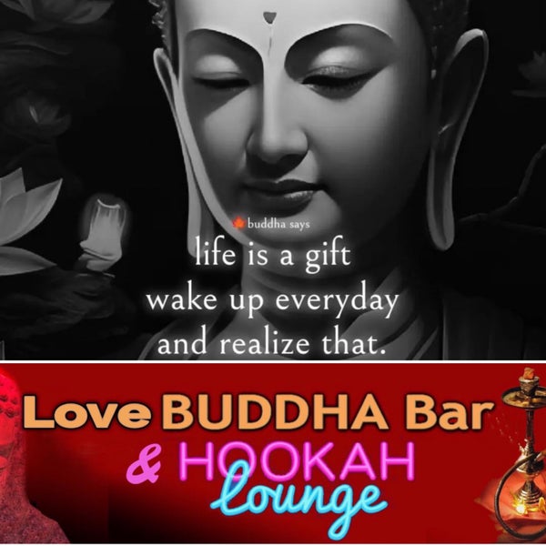 Снимок сделан в Love-BUDDHA-Bar.com &amp; HOOKAH Lounge пользователем Hughes L. 9/23/2023
