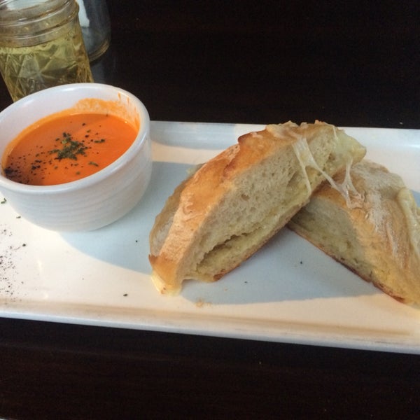 Grilled cheese and tomato soup!