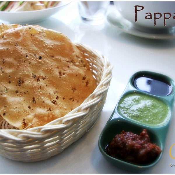 Recommend our Signature dish "Pappadam"