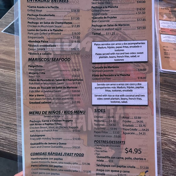 Fonda Colombian Restaurant